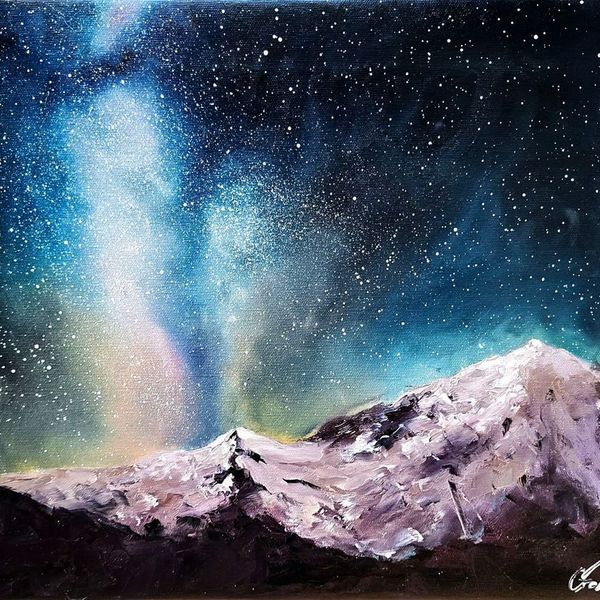 painting планина mountain